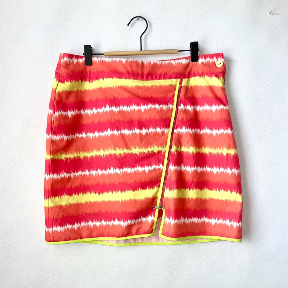 EP Pro Vibrant Hot Pink Orange Yellow Summer Sunrise Golf Skort 10